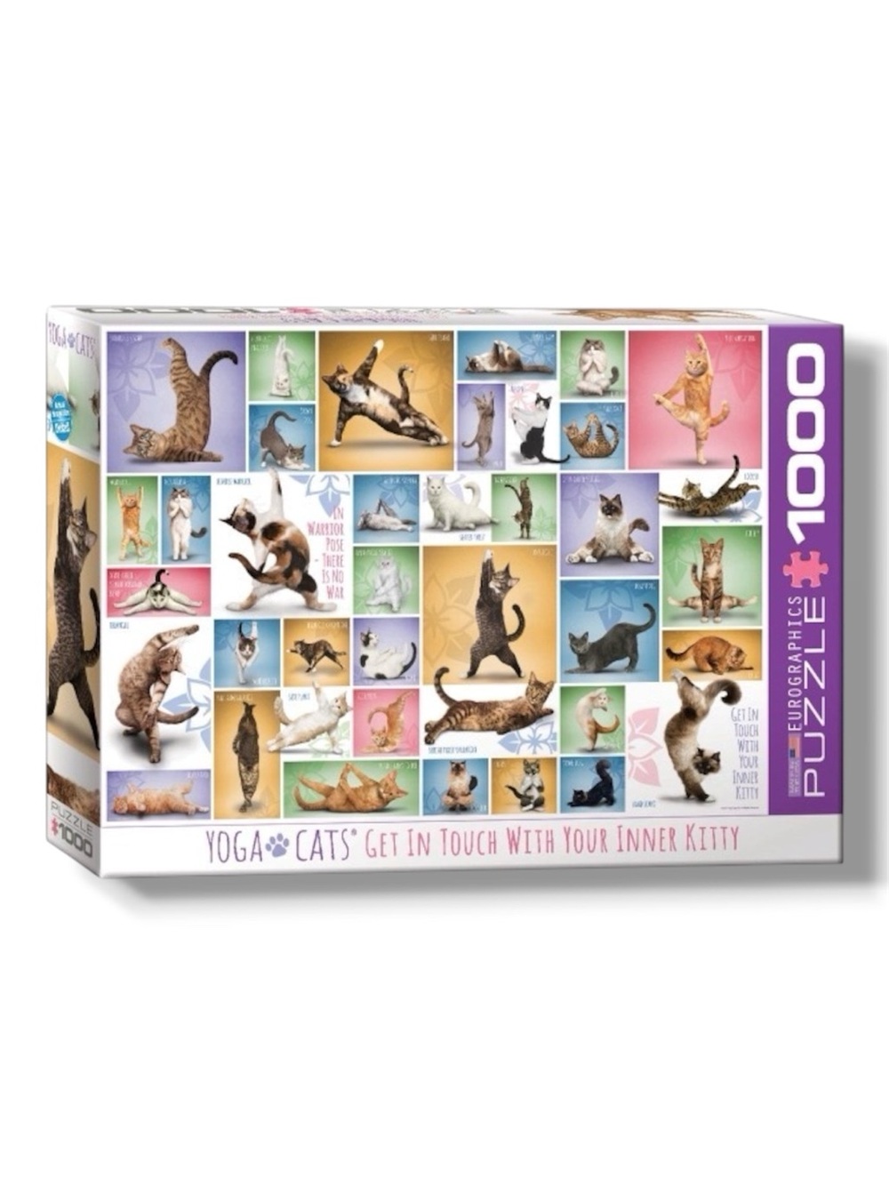 Yoga Cats 1000-Piece Jigsaw Puzzle - NWT